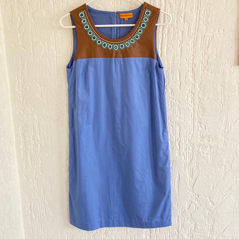 Anthropologie Roberta Freymann Sleeveless Shift Dress Size XS